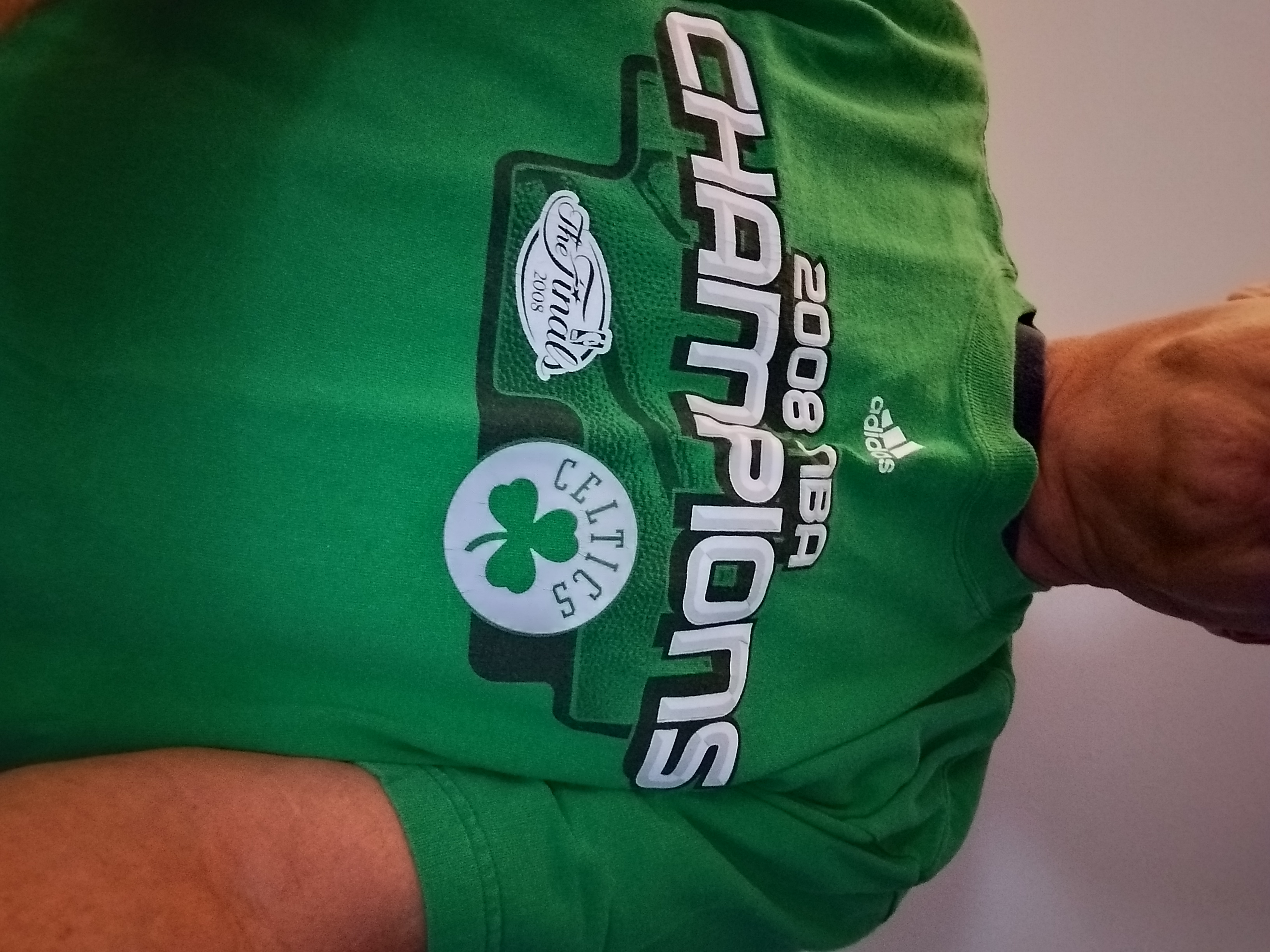 Me in Celtics shirt Me in Celtics shirt