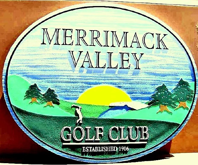 Merrimack Golf Club sign Merrimack Golf Club sign