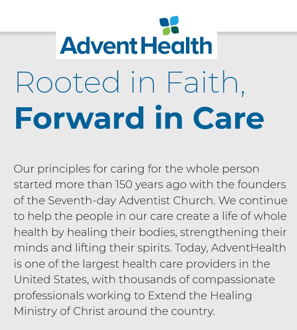 AdventHealth mission statement AdventHealth mission statement