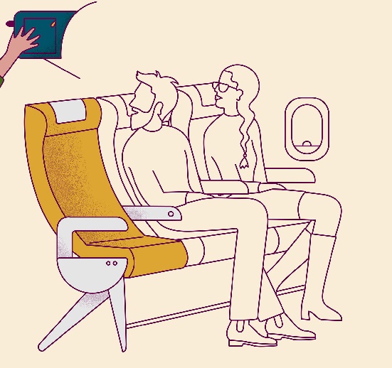 Aisle seat Aisle seat
