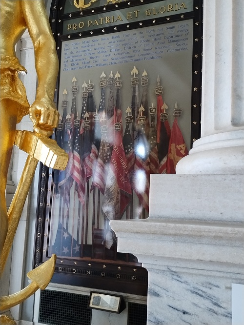 Rhode Island battle flags