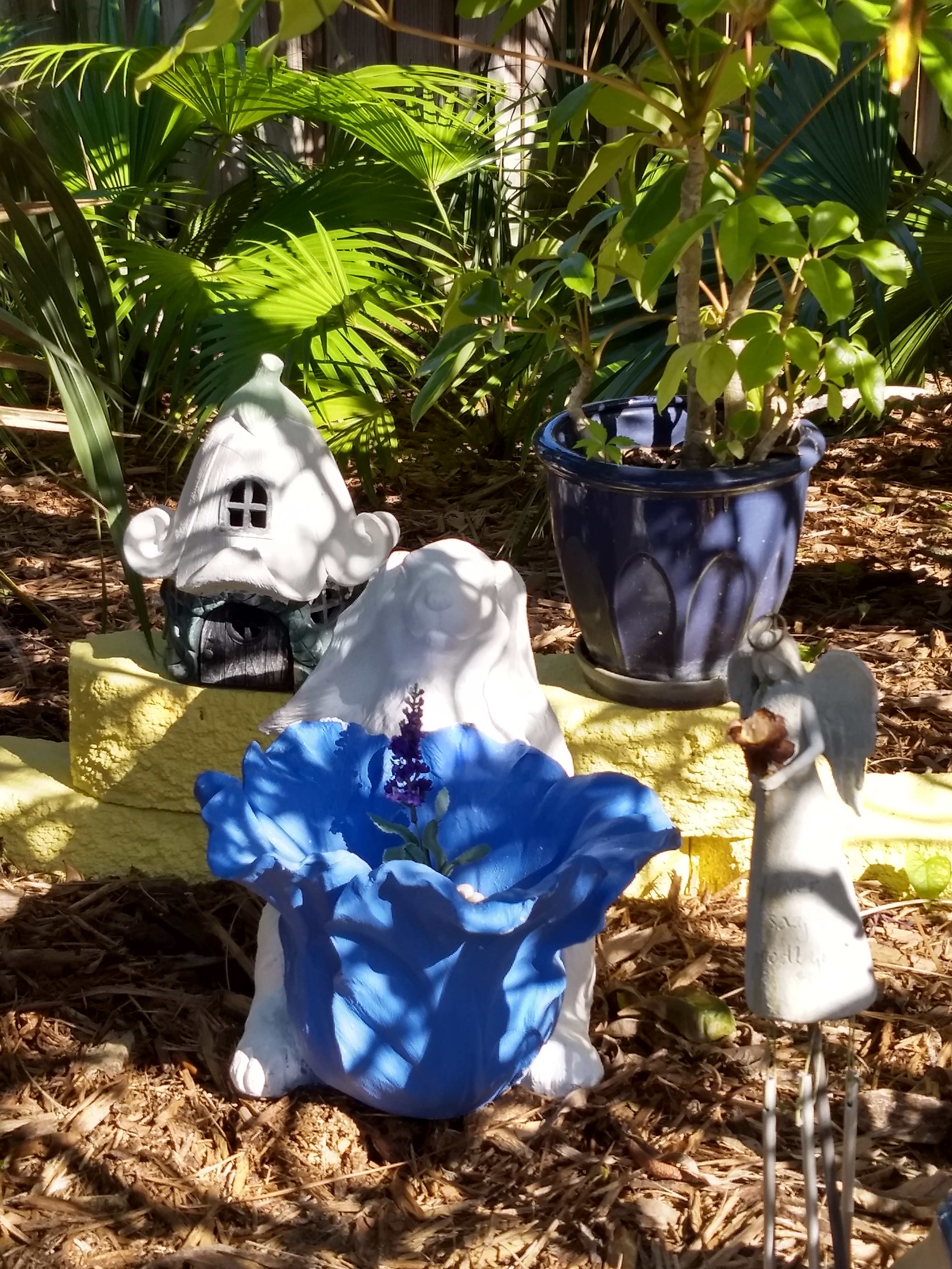 Elf house in garden